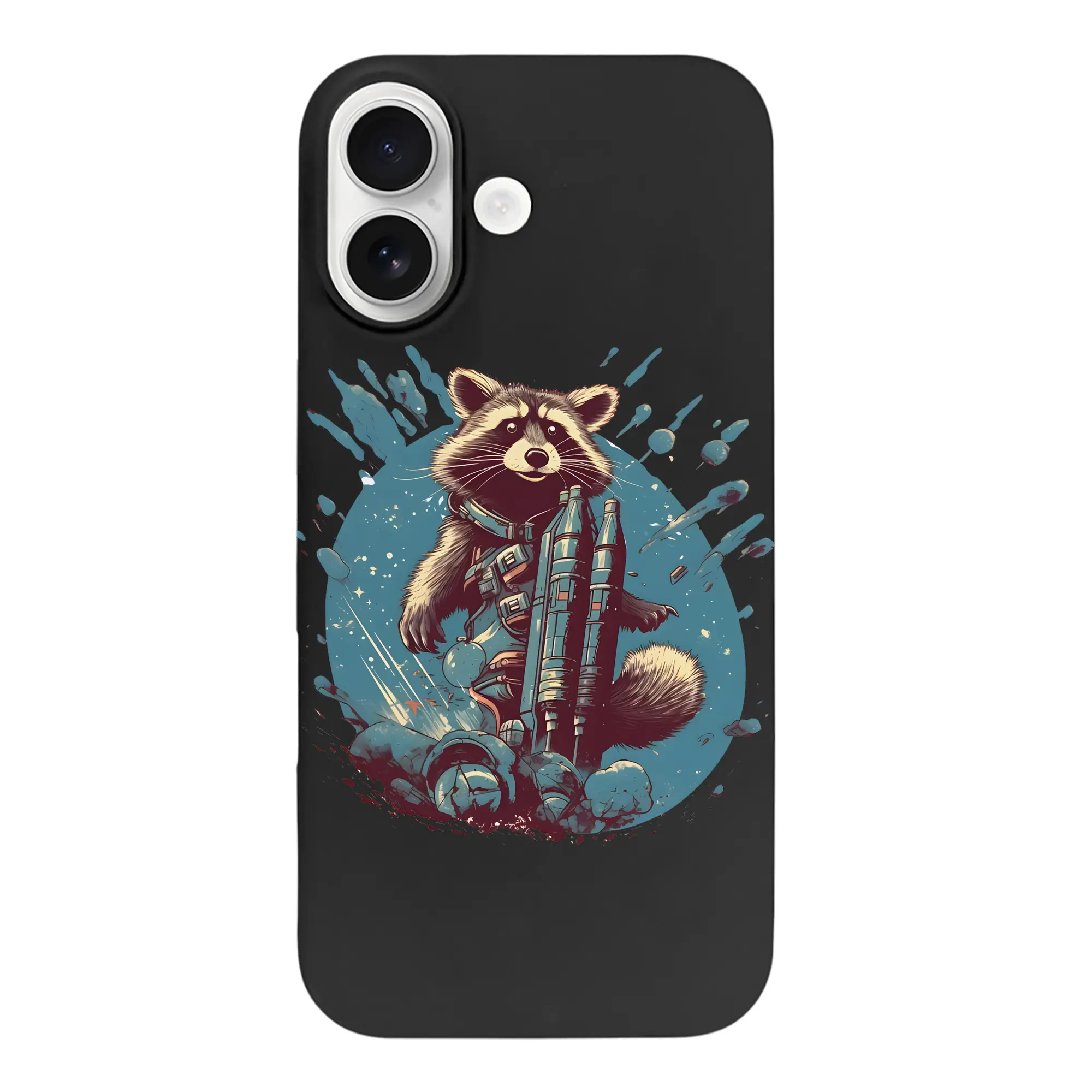 アベンジャーズ (Avenjāzu) グッズ ロケット(Roketto) - iPhone 17 シリーズ シリコンケース 薄型 耐衝撃 指紋防止 ソフトタッチカバー 精密フィット 傷防止 保護ケース iPhone 17/17 Air/17 Pro/17 Pro Max 対応